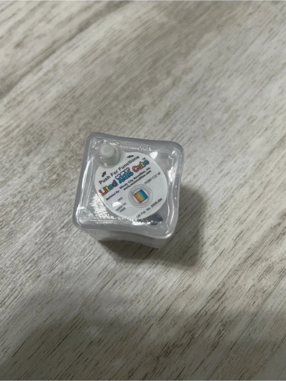 Light up cube